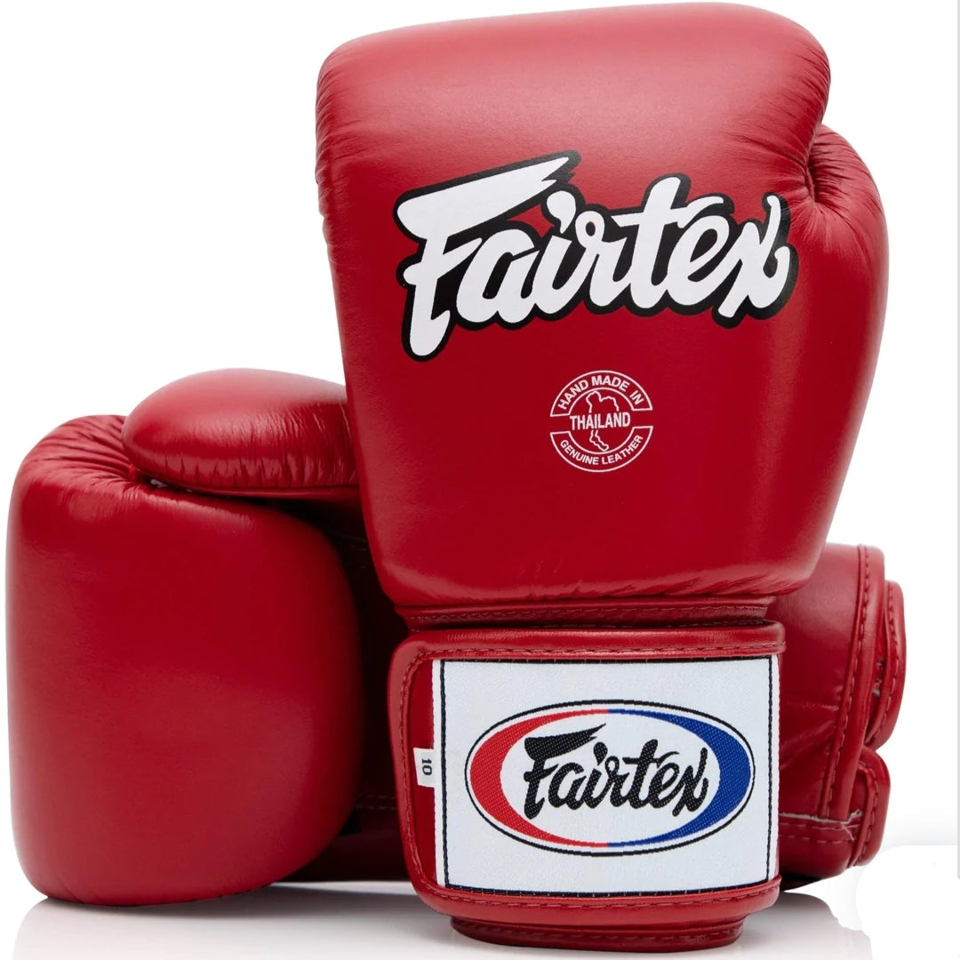 Fairtex BGV1 Single Colour Full Leather Boxing Muay Thai Gloves