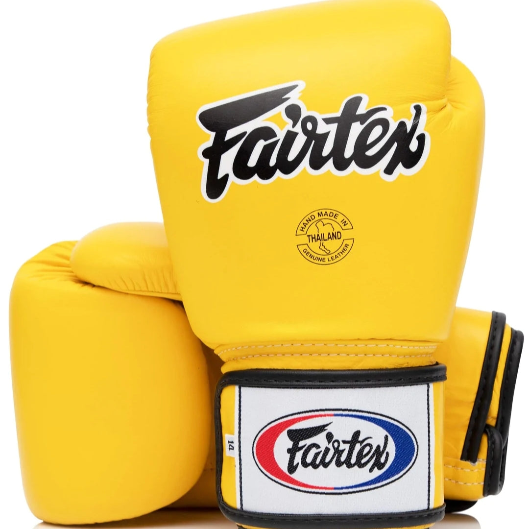 Fairtex BGV1 Single Colour Full Leather Boxing Muay Thai Gloves