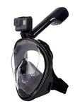 Diving Snorkelling Full Face Mask with Camera Go-Pro Mount Adult /Kids Sizes