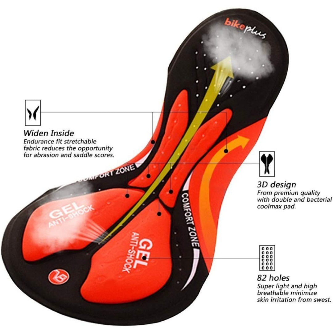 AMB Sports Gel Padded Bike Bicycle Cycling Underwear Shorts Pants