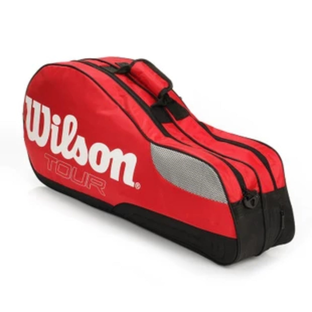 Wilson Tennis Racquet Single Shoulder Bag with Shoe Compartment Fits 4 Racquets