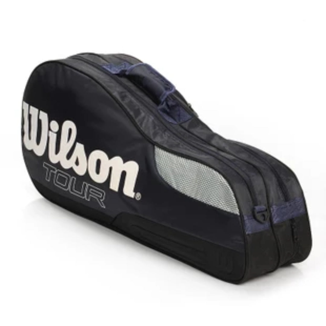 Wilson Tennis Racquet Single Shoulder Bag with Shoe Compartment Fits 4 Racquets