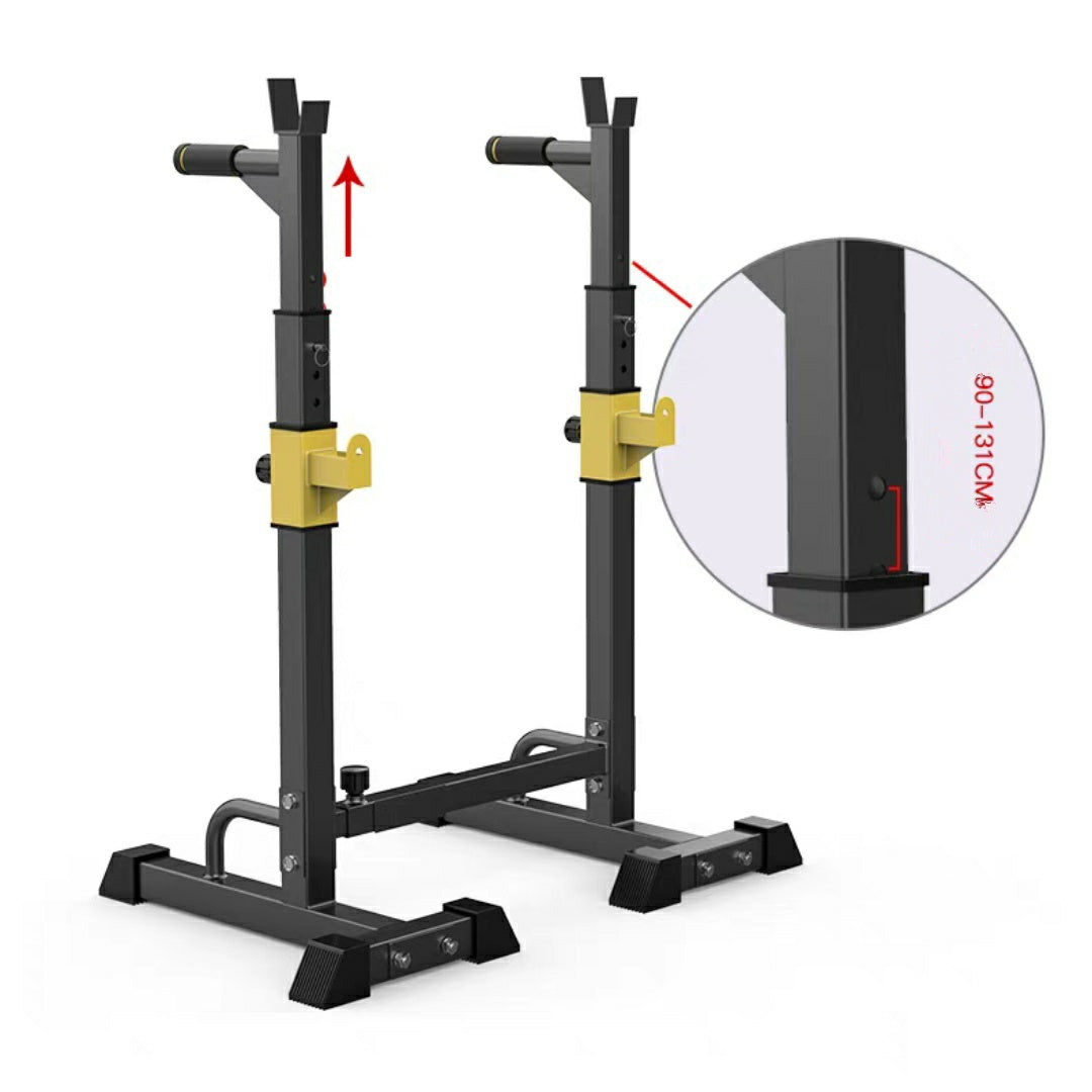 Adjustable Squat Rack Dipping Bar Weight Rack Gym Equipment  500kg