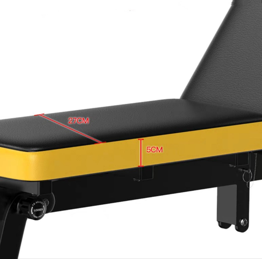 Foldable Fitness Training Weight Sit-up Full Body Workout Incline Adjustable Workout Bench