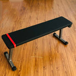 AMB Sports Basic Foldable Flat Gym Weight Lifting Bench Ergonomic and Sturdy Design