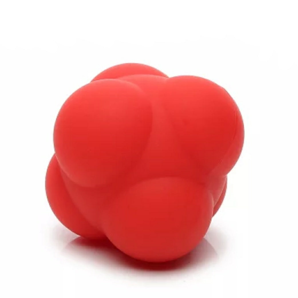 AMB Sports Reaction Agility Balls with Carry Pouch - Sharpen Reflexes!