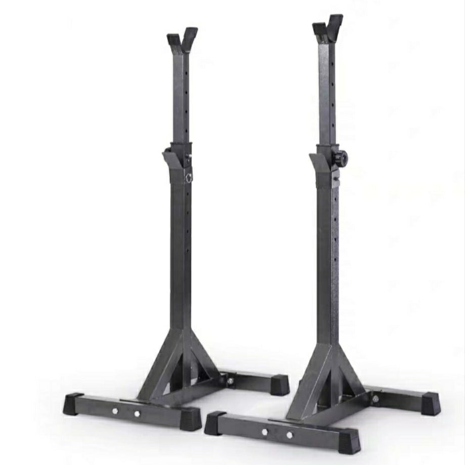 AMB Sports Squat Rack Bench Press Weight Lifting Stand Pair