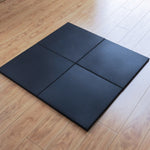 Pro Rubber Home Gym Mats Heavy Duty EDPM Tiles 50cm X 50cm  with 15mm 20mm 25mm Thickness
