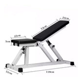 AMB Sports Fitness Workout Bench Weight Adjustable Gym Exercise Sit Up Decline
