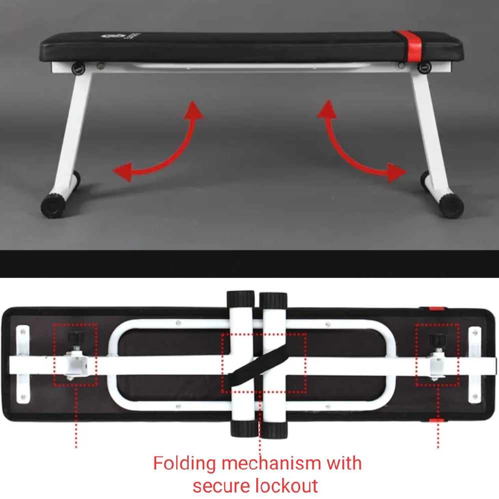 Foldable Weight Gym Bench Sit Ups Home Fitness Workout Strength Training Equipment