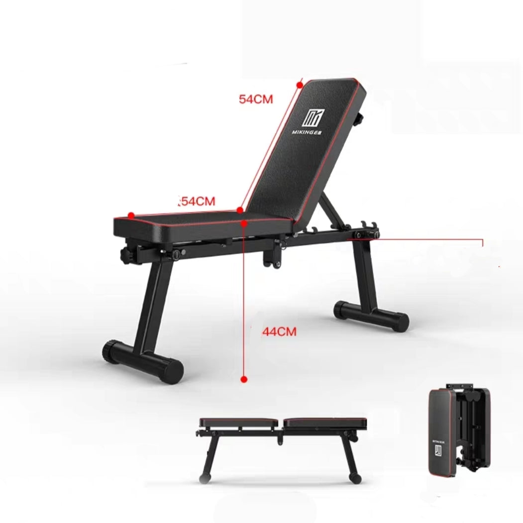 Foldable Fitness Training Weight Sit-up Full Body Workout Incline Adjustable Workout Bench