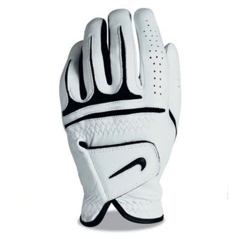 Nike Dri-Fit Tour Golf Glove - Lefthand White Size