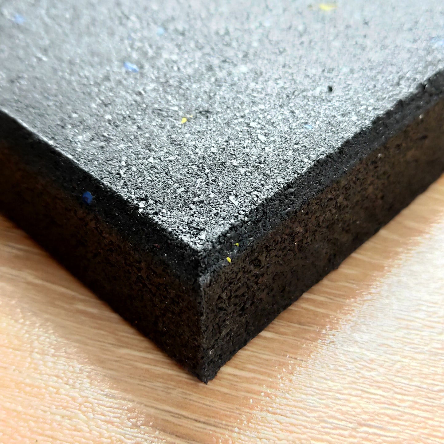 Pro Rubber Home Gym Mats Heavy Duty EDPM Tiles 50cm X 50cm  with 15mm 20mm 25mm Thickness