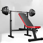 Fitness Bench, Adjustable Foldable Weight/Sit Up Incline/Decline Dip Bar Exercise Workout Bench for Home Gym Fitness