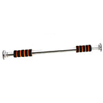 Doorway Chin-up Pull-up Bar Adjustable Length Silver - Length 60cm - 90cm