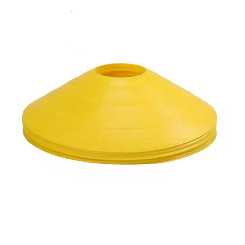 AMB Sports Agility Disc Cones Field Markers - Bright Colors for Clear Visibility Durable Flexible Spring Back to Shape Under All Weather Conditions Perfect for Soccer Football Basketball Motorcycling and Other Sports