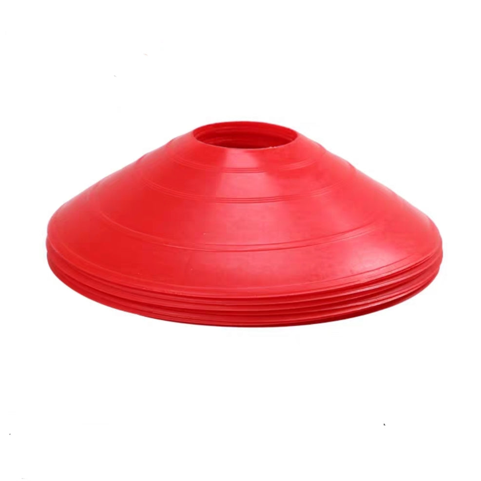 AMB Sports Agility Disc Cones Field Markers - Bright Colors for Clear Visibility Durable Flexible Spring Back to Shape Under All Weather Conditions Perfect for Soccer Football Basketball Motorcycling and Other Sports