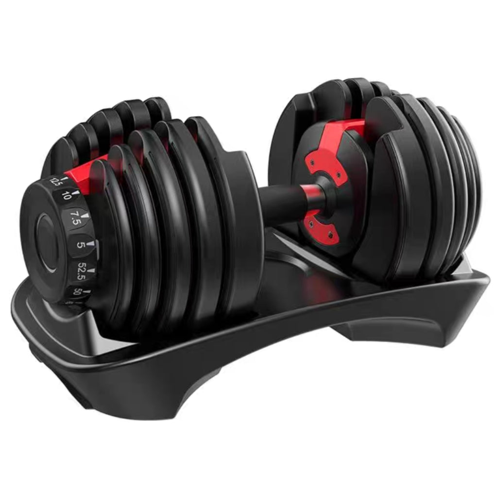 AMB Sports Adjustable Dumbbells Weights with Tray 16KG / 24KG / 49 KG