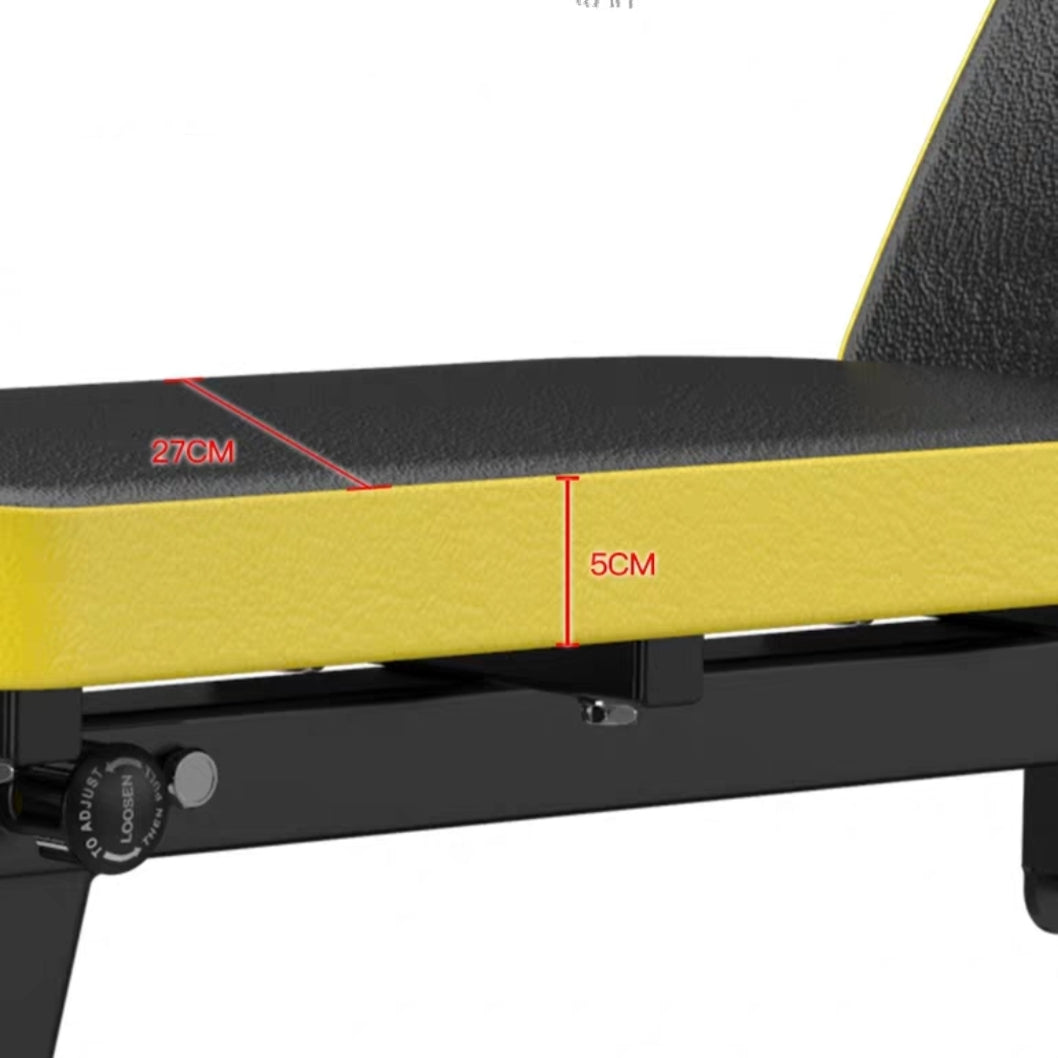 Foldable Incline/Decline Gym Fitness Bench with Leg Support