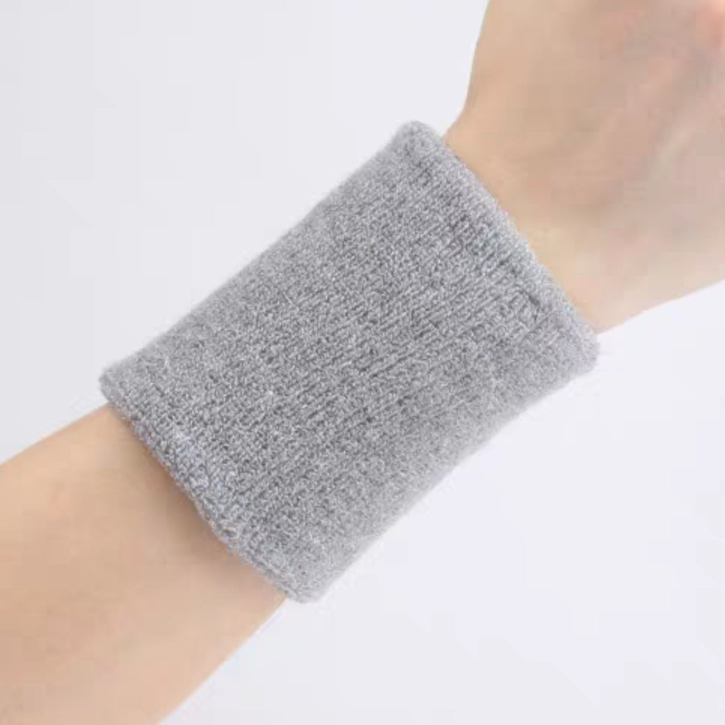 Sweatbands Wristbands Terry Cloth Athletic Sweatbands - Single Colours