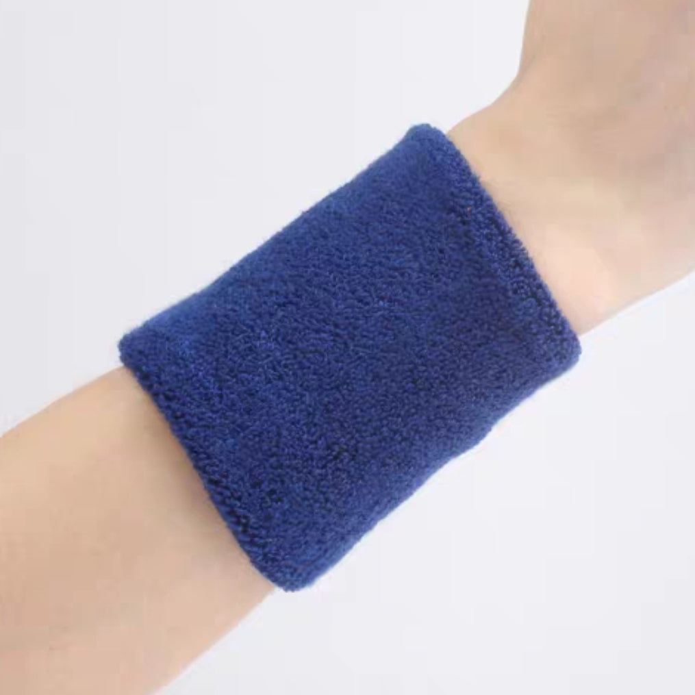 Sweatbands Wristbands Terry Cloth Athletic Sweatbands - Single Colours
