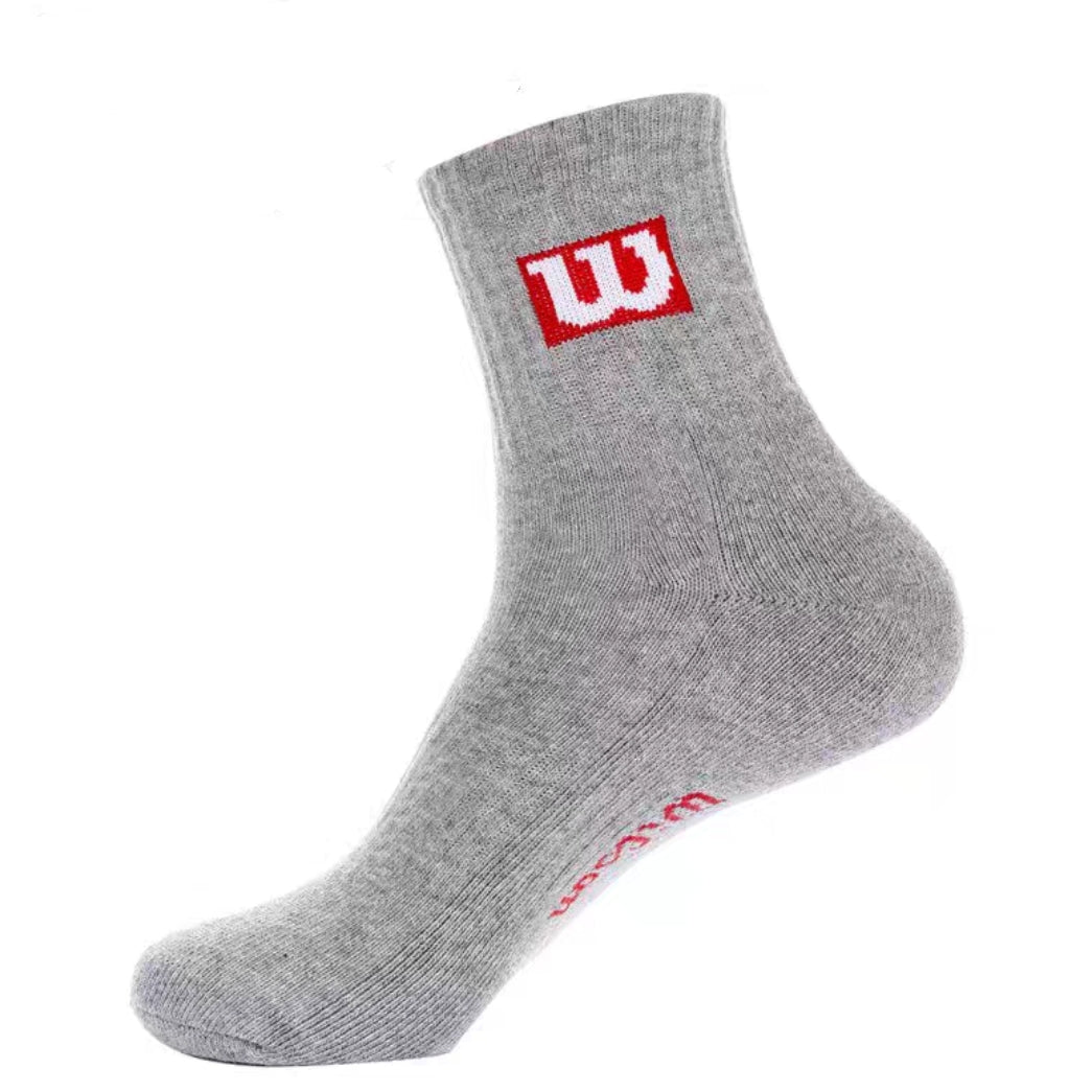 Wilson Sports Tennis Badminton Socks - Free Sizing