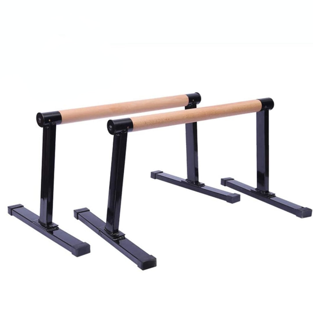 AMB Sports Solid Beech Wood Low Parallettes Push up Bars - view 6 of 7