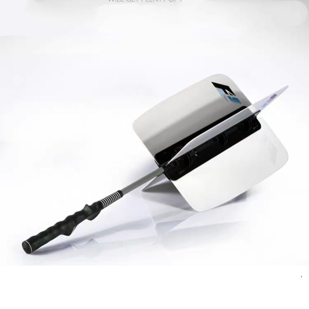 F4 Golf Power Resistance Trainer Golf Swing Trainer Power Swing Fan Golf Club Practice Training Aid