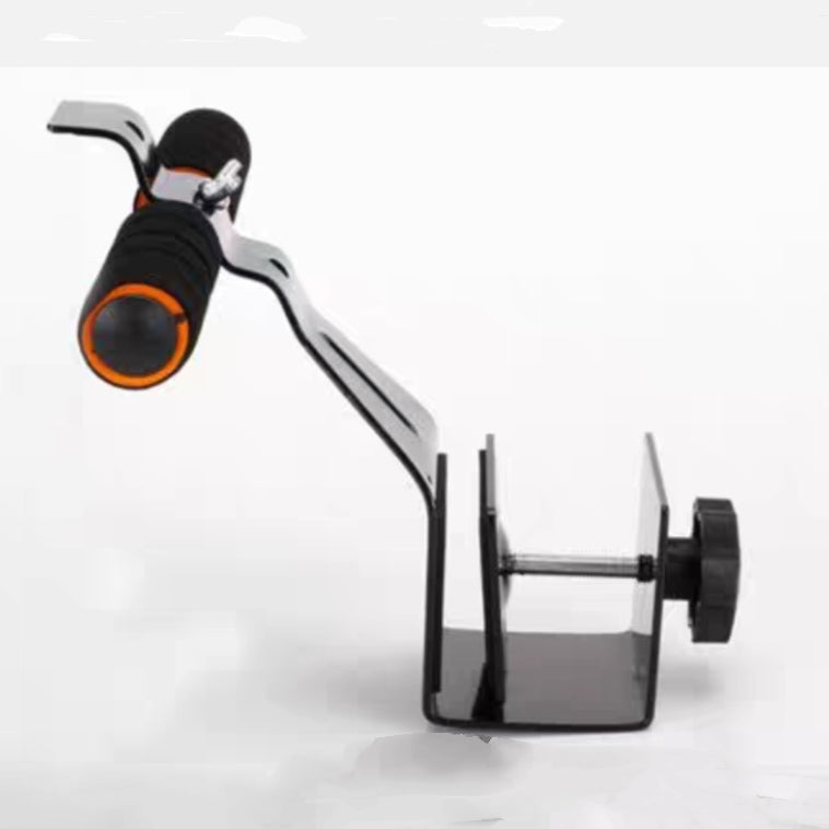 Doorway Sit-Up Bar Portable Sports Crunch Bar for Abdominal Exercises Adjustable Height Levels and Padded Ankle Bar