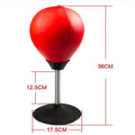 Desktop Punching Bag Stress Reliever, Desk Table Top Punch Ball with Extra-Strong Suction Cup Novelty Sports Toy