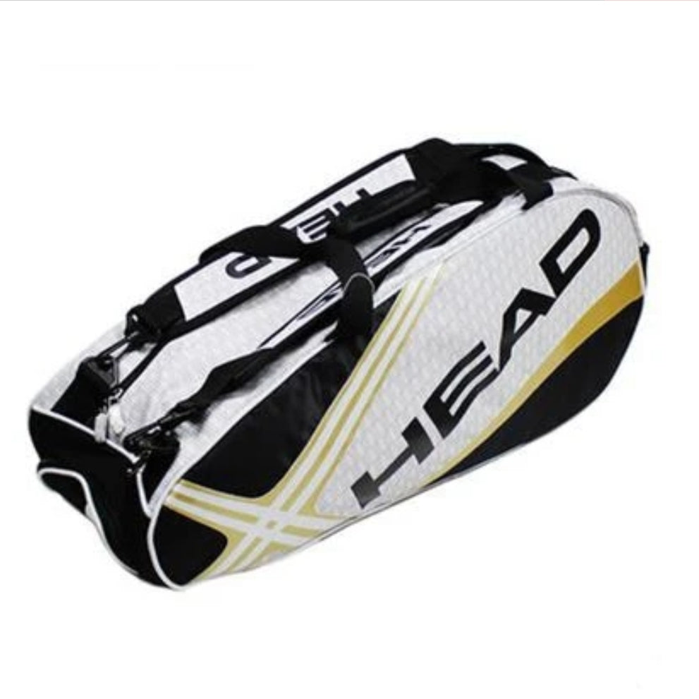Head Tennis Bag Sport Bag Large Capacity 3-5 Tennis Racquets Bag Tennis Backpack