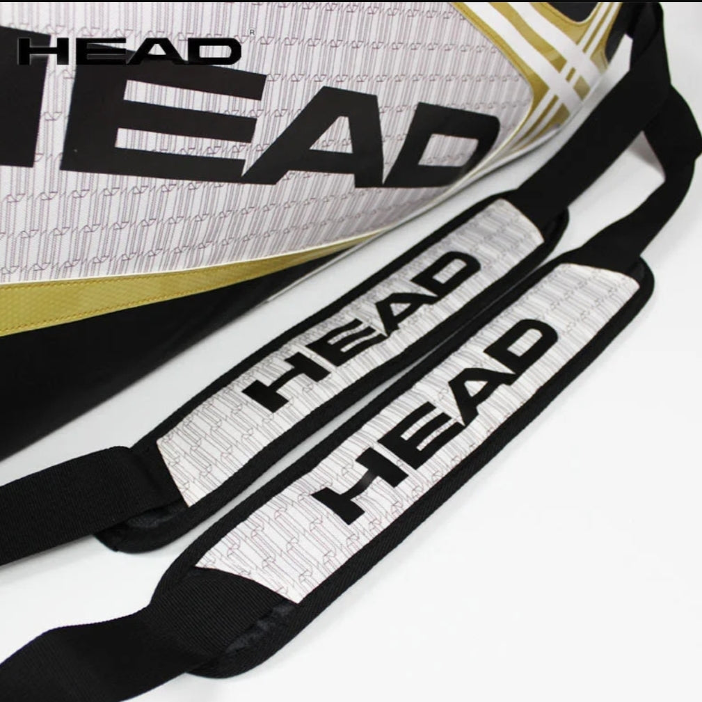 Head Tennis Bag Sport Bag Large Capacity 3-5 Tennis Racquets Bag Tennis Backpack