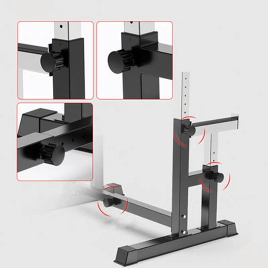 Commercial Grade Adjustable Power Squat Weight Frame Rack