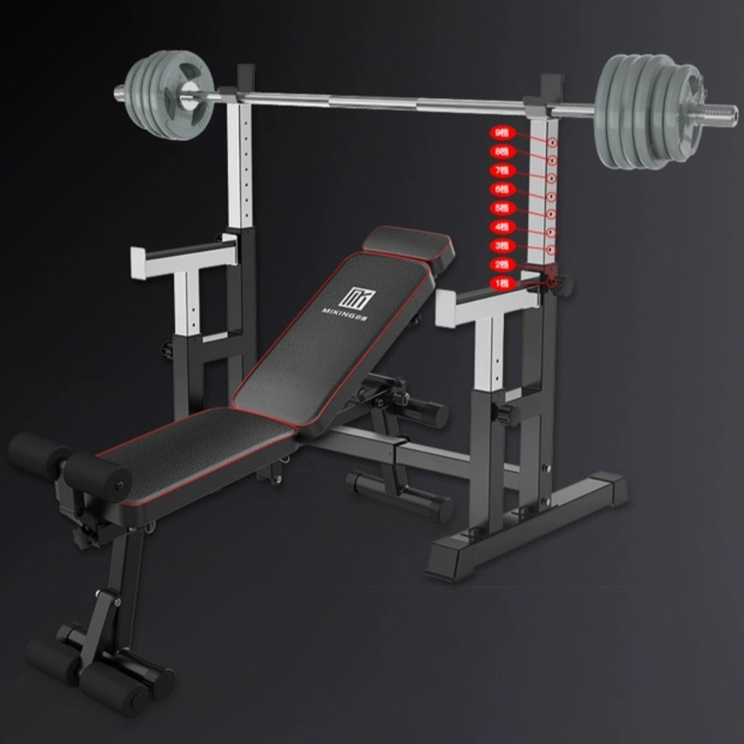 Commercial Grade Adjustable Power Squat Weight Frame Rack