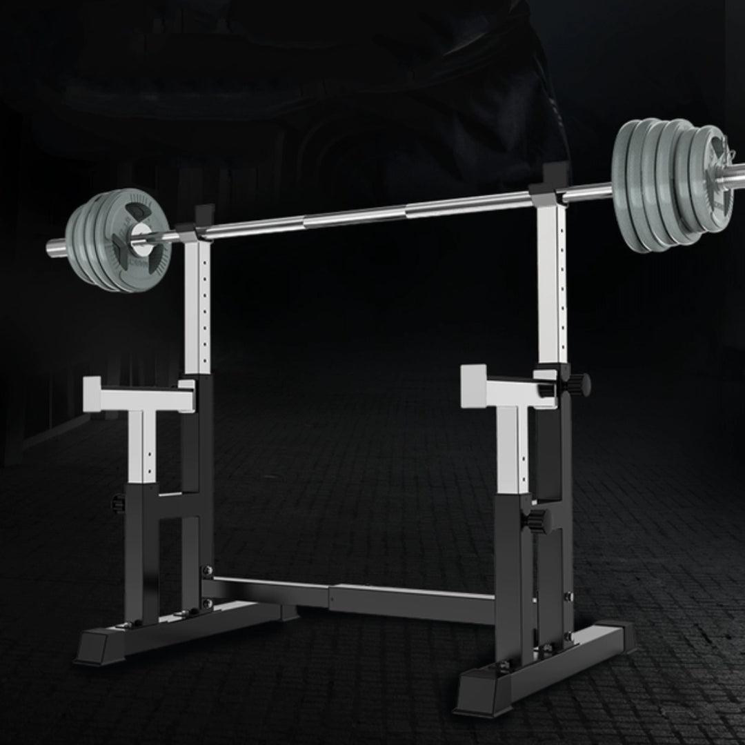 Commercial Grade Adjustable Power Squat Weight Frame Rack