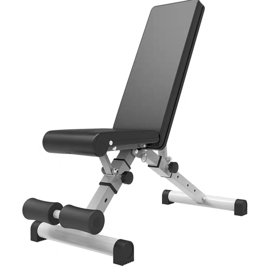 Adjustable Weight Bench Folding Exercise Bench with Dumbbells Inclined Sit-up Function
