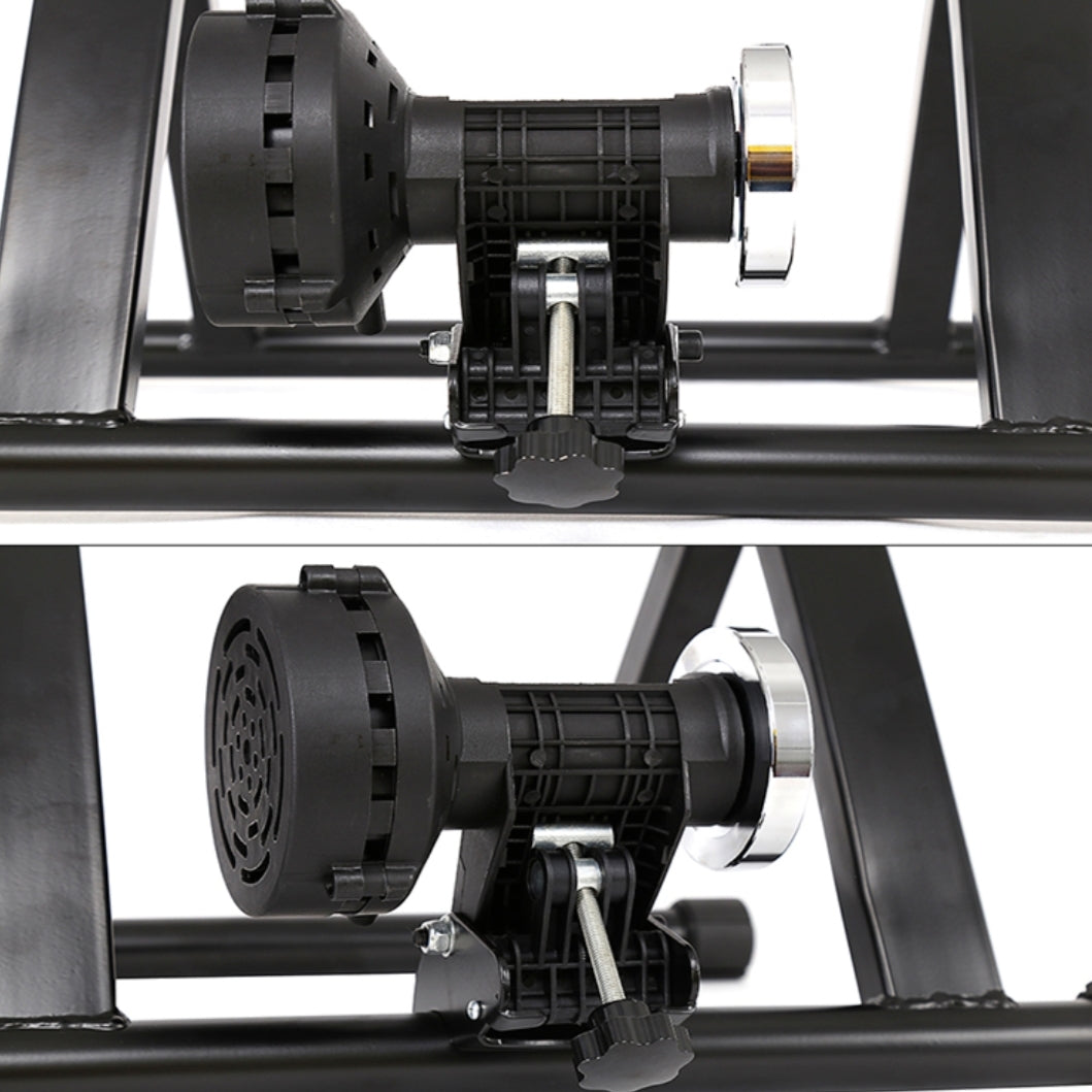 AMB Sports Indoor Foldable Portable Bike Magnetic Trainer Roller Stationary Cycle Trainer