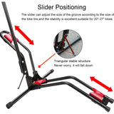 Bike Floor Rack Stand Vertical/Horizontal Position