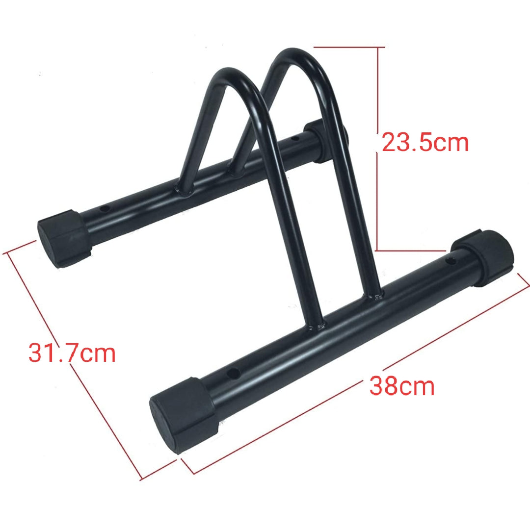 Single Slot Bike Cycling Rack for Front and Rear Wheels
