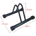Single Slot Bike Cycling Rack for Front and Rear Wheels