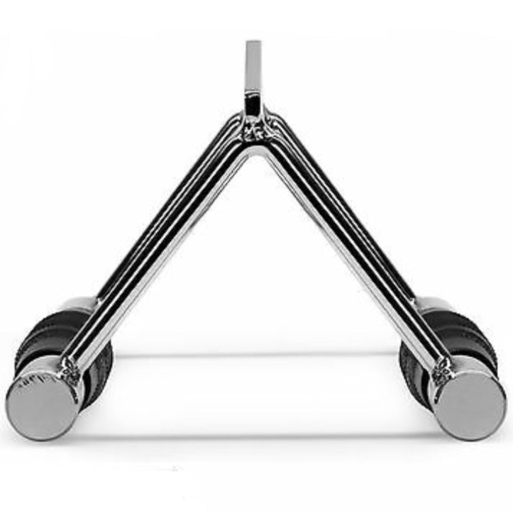 AMB Sports Triangle V Bar Close Grip Row Handle Solid Bar Cable Attachment