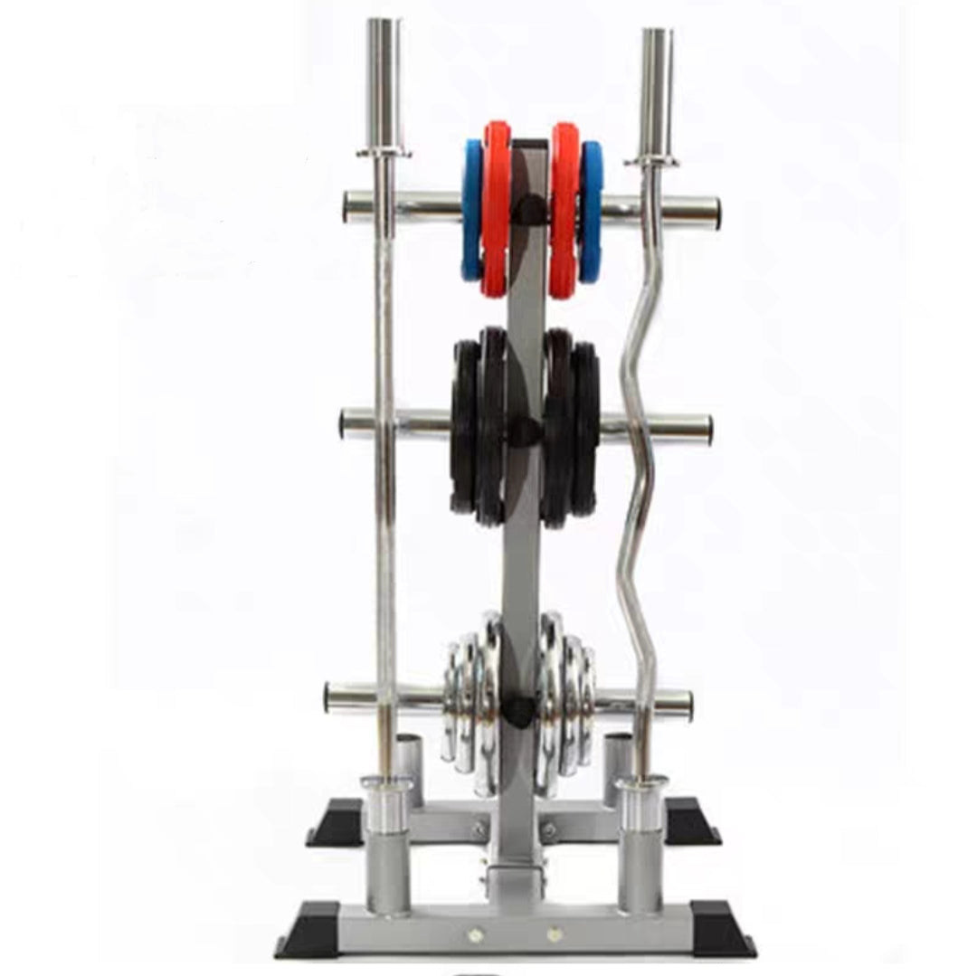 AMB Sports Olympic Weight Tree and Bar Stand