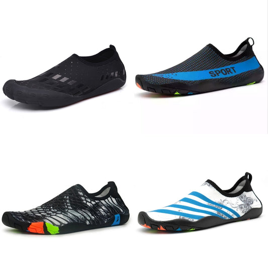 Hard Sole Aqua Water Shoes Protective Flexible Soles Good Drainage Beach Rock Exploration Footwear