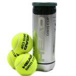 Head Davis Cup Tennis Balls - Sold in a Carton of 24 Cans (3 Balls per Can)