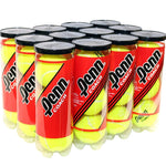 Penn Coach Pressurized Tennis Balls - Regular Duty Felt Practice & Training Tennis Balls  - Carton of 24 cans