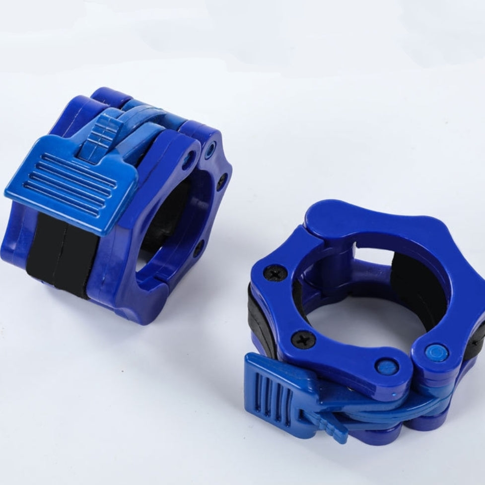 Olympic Barbell Clamps, Quick Release Non-Slip Barbell Collars Clips for 5cm Bars