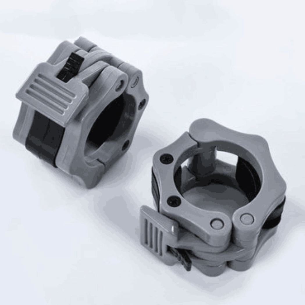 Olympic Barbell Clamps, Quick Release Non-Slip Barbell Collars Clips for 5cm Bars