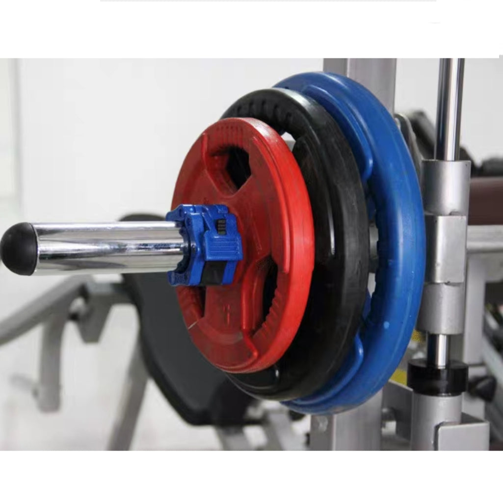 Olympic Barbell Clamps, Quick Release Non-Slip Barbell Collars Clips for 5cm Bars