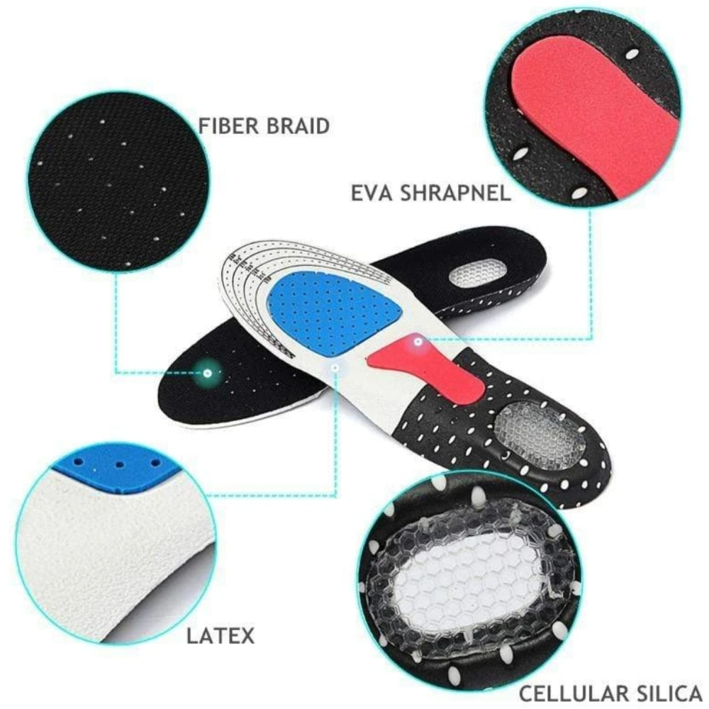 Runners Sports Heavy Duty Gel Inner Arch Heel Support Soles