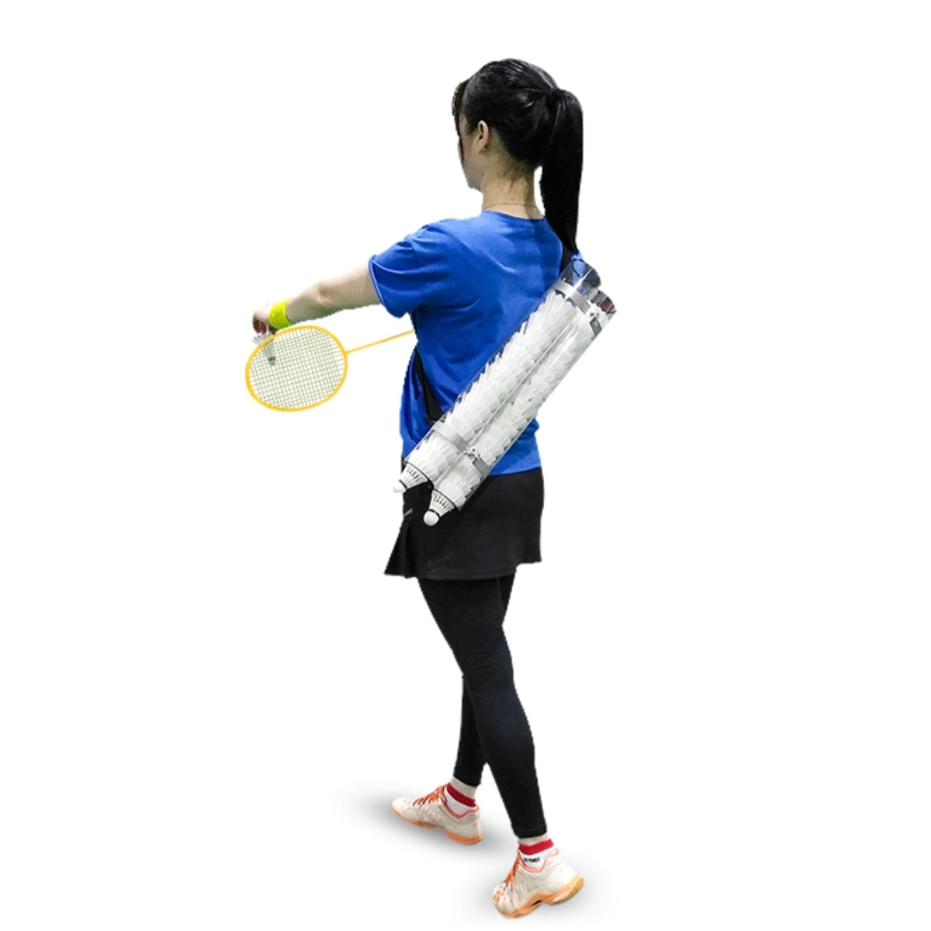 Personal Badminton Shuttlecock Dispenser with Sling Holder